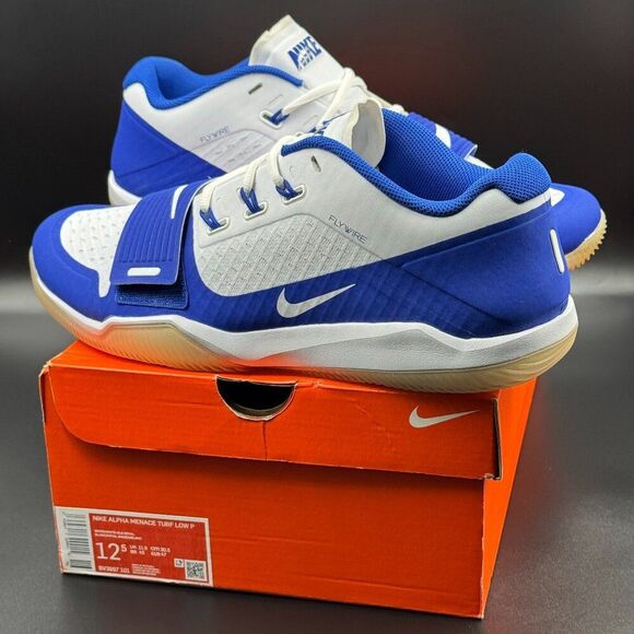 Nike Alpha Menace Turf Low 'White Game Royal' - Picture 13 of 13